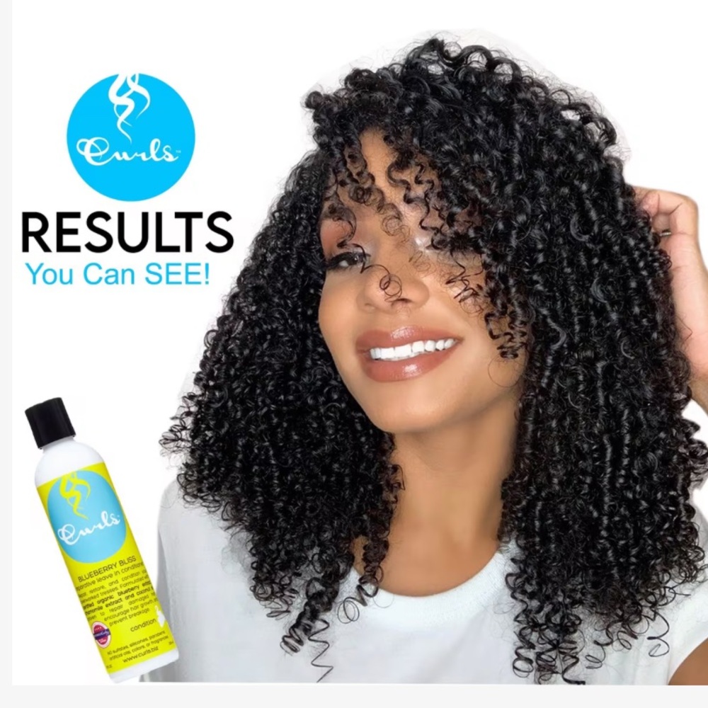 CURLS Blueberry Bliss Reparative Leave In Conditioner Travel 2oz 2